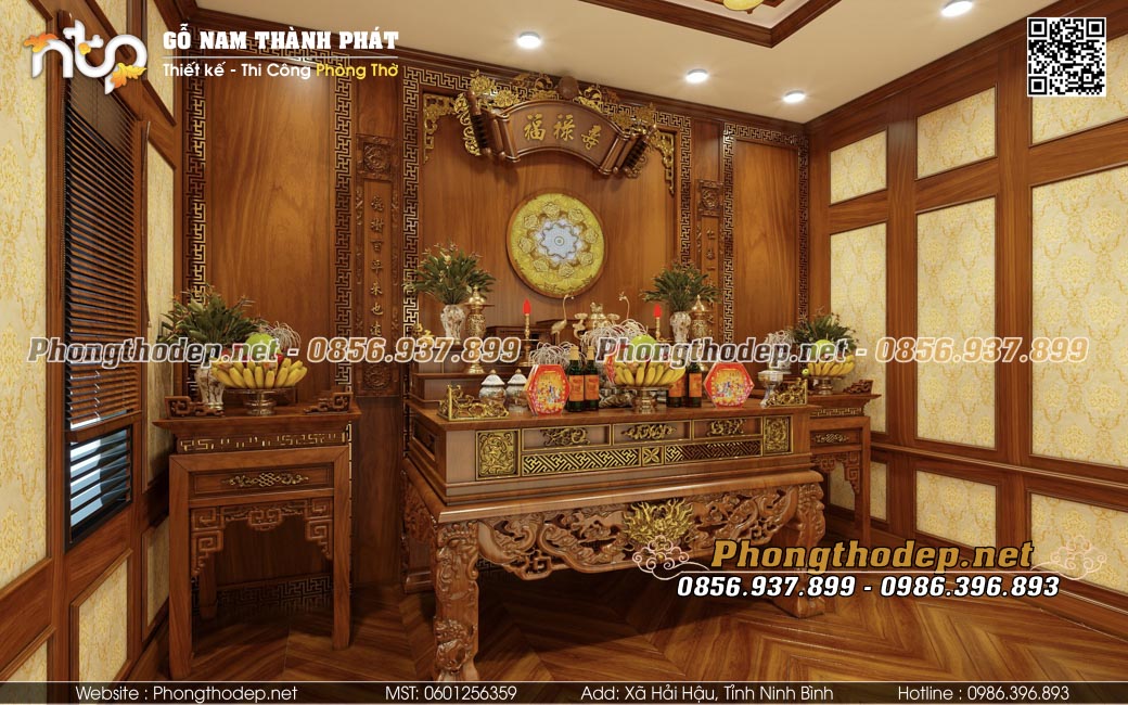 Tranh trúc chỉ tròn Mandala hiện đại trang trí phòng thờ